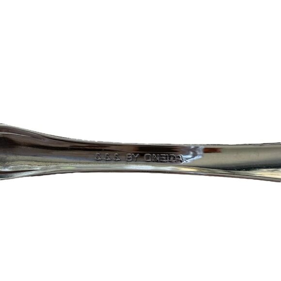 6 Pc Serving Set SSS Oneida Pembrooke Renoir Stainless Flatware Vintage - Picture 7 of 10